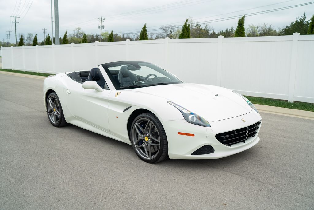 White 2015 Ferrari California T Roadster Convertible Rear-Wheel Drive 7-Speed Dual Clutch