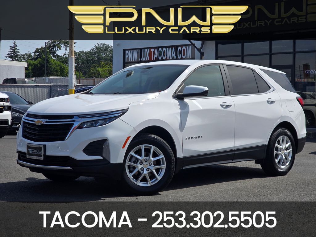 Summit White 2022 Chevrolet Equinox LT AWD with 2FL SUV / Crossover Four-Wheel Drive 6-Speed Automatic Overdrive