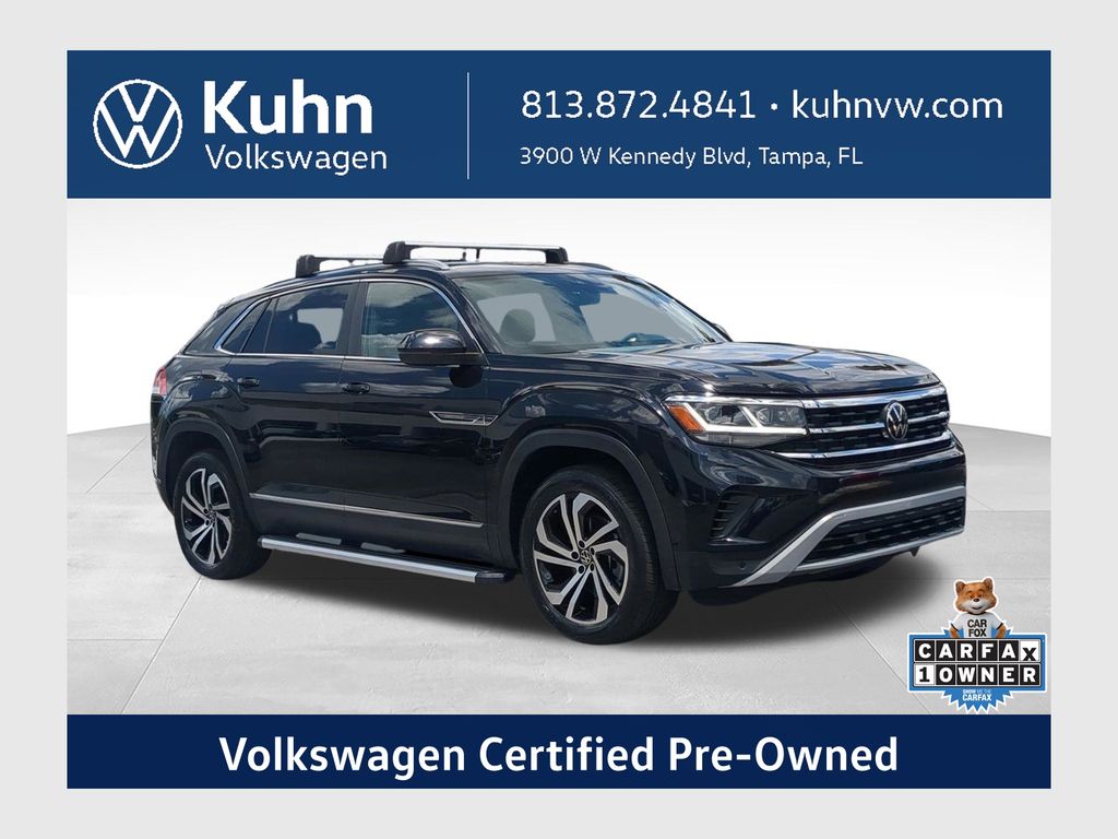 Deep Black Pearl 2023 Volkswagen Atlas Cross Sport SUV / Crossover All-Wheel Drive 8-Speed Automatic