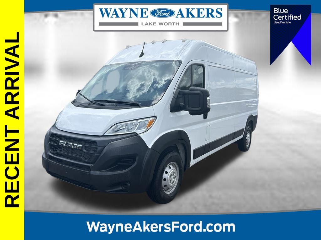 Bright White Clearcoat 2023 RAM ProMaster Van Front-Wheel Drive 9-Speed Automatic