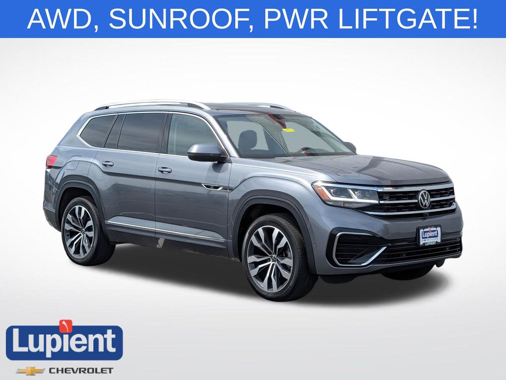 Platinum Gray Metallic 2021 Volkswagen Atlas SUV / Crossover All-Wheel Drive 8-Speed Automatic