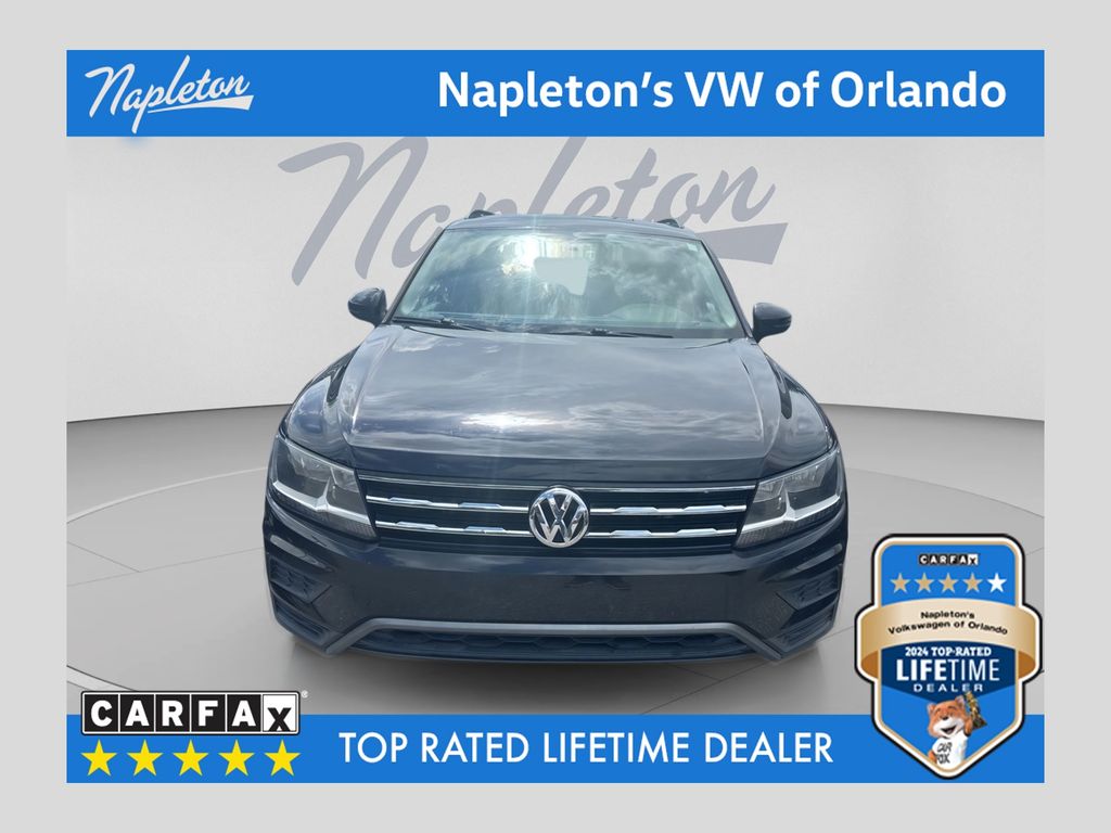 Black 2019 Volkswagen Tiguan S FWD SUV / Crossover Front-Wheel Drive 8-Speed Automatic