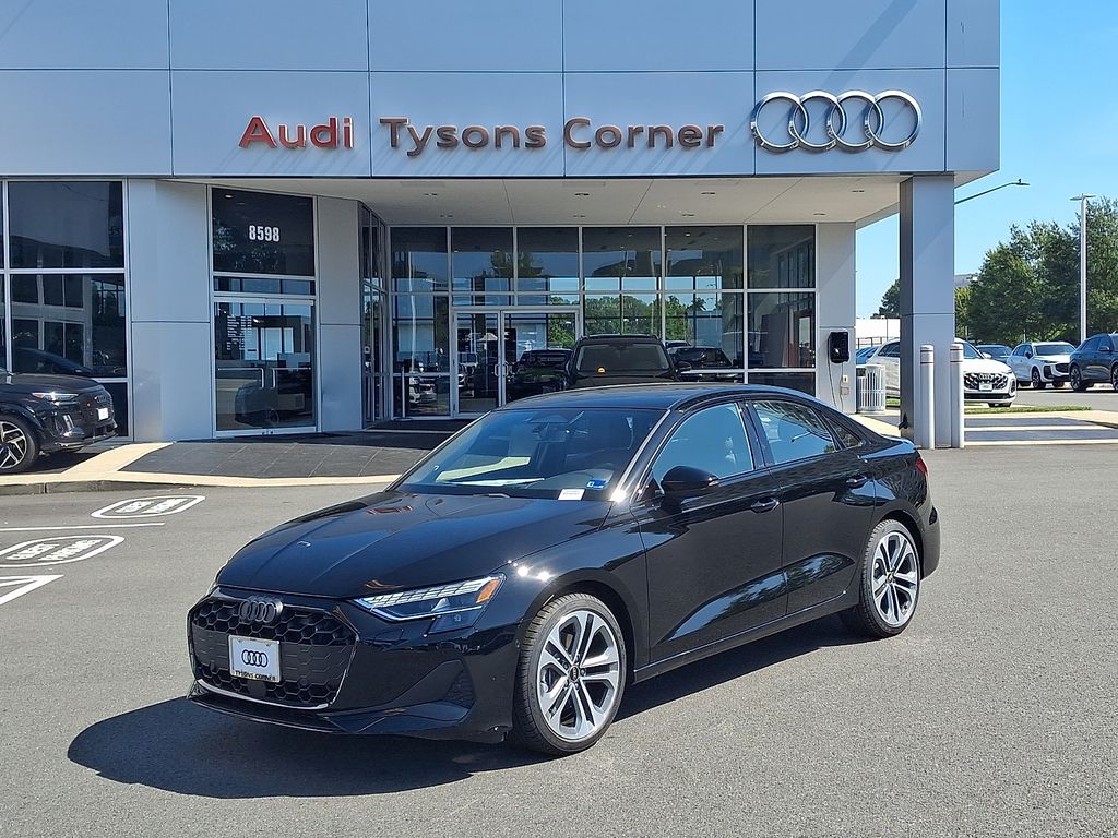 Brilliant Black 2026 Audi A3 Sedan All-Wheel Drive 7-Speed Automatic