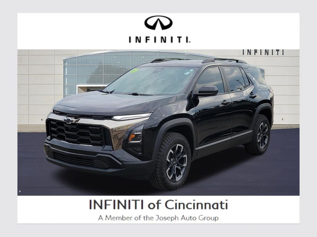 Black Metallic 2025 Chevrolet Equinox SUV / Crossover Front-Wheel Drive Continuously Variable Transmission