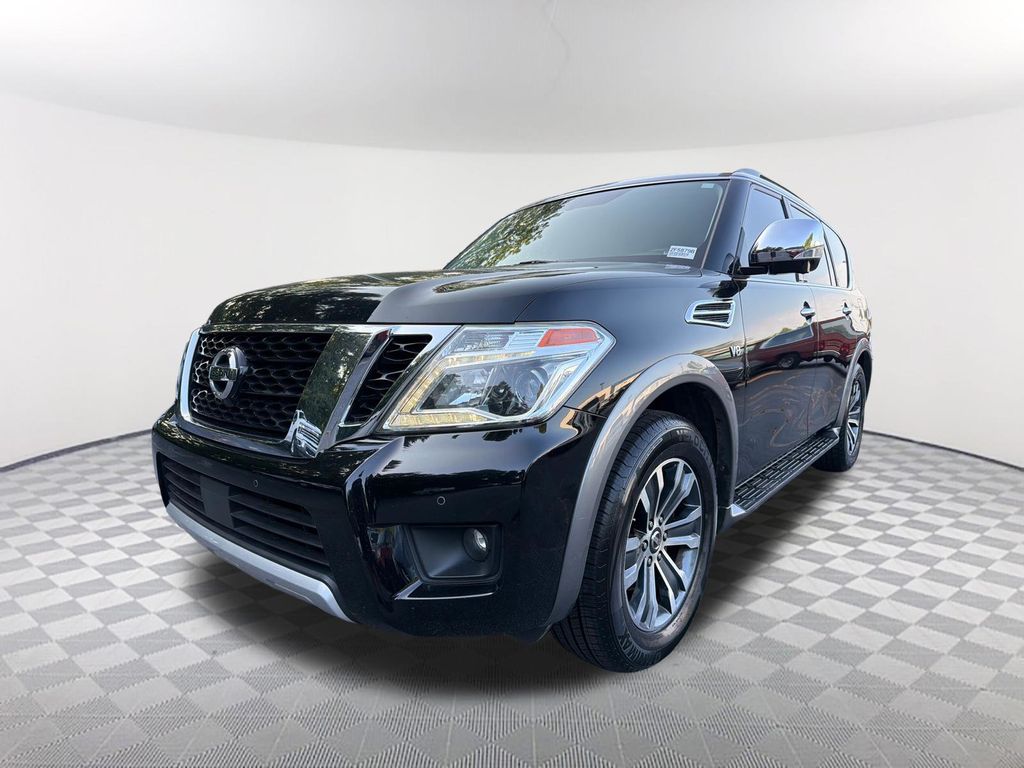 Super Black 2018 Nissan Armada SUV / Crossover 4X2 7-Speed Automatic