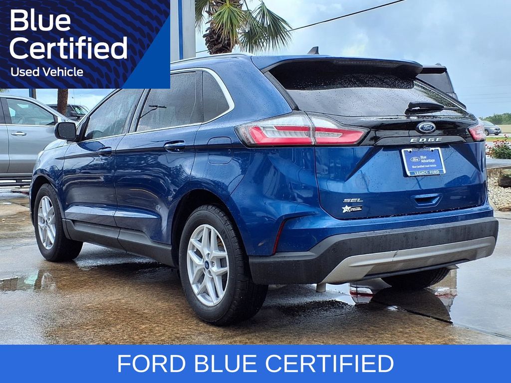 2021 Ford Edge SEL Blue at Legacy Ford