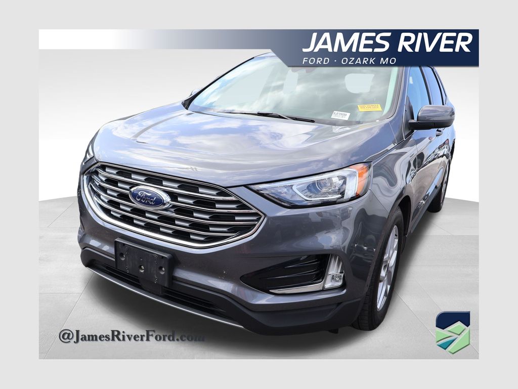 Gray Metallic 2021 Ford Edge SUV / Crossover All-Wheel Drive 8-Speed Automatic