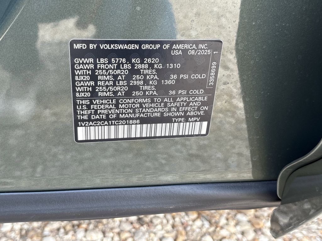 New 2026 Avocado Green Volkswagen 2.0T SEL R-Line Black image 28