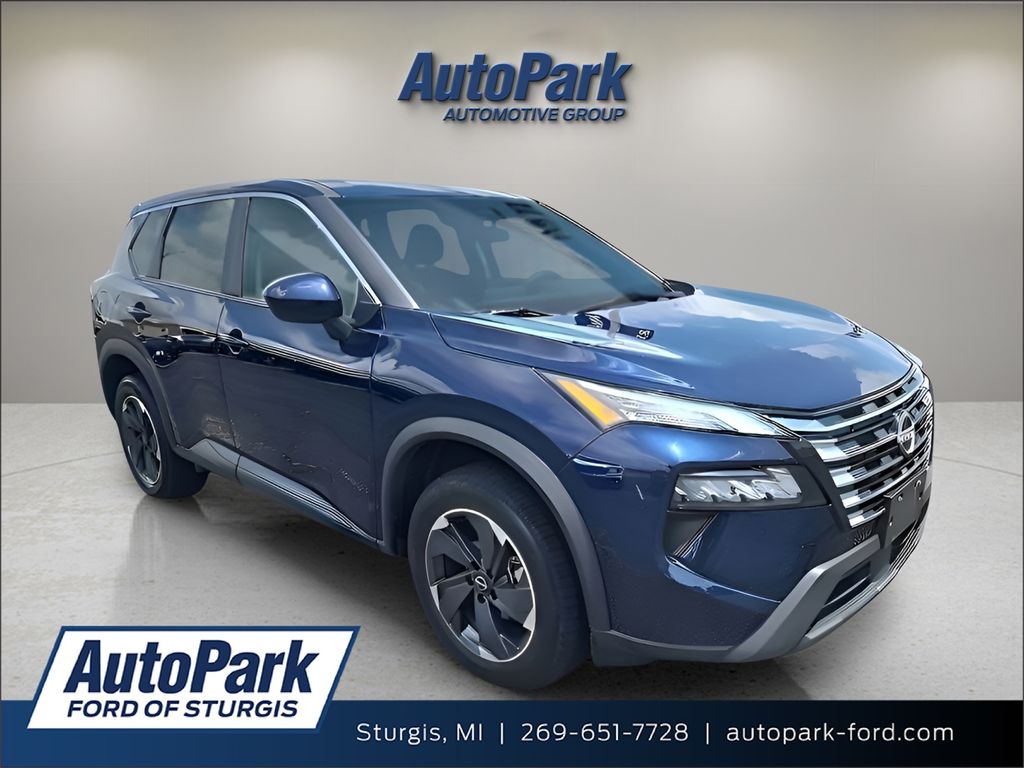Deep Ocean Blue Pearl 2025 Nissan Rogue SUV / Crossover All-Wheel Drive Continuously Variable Transmission