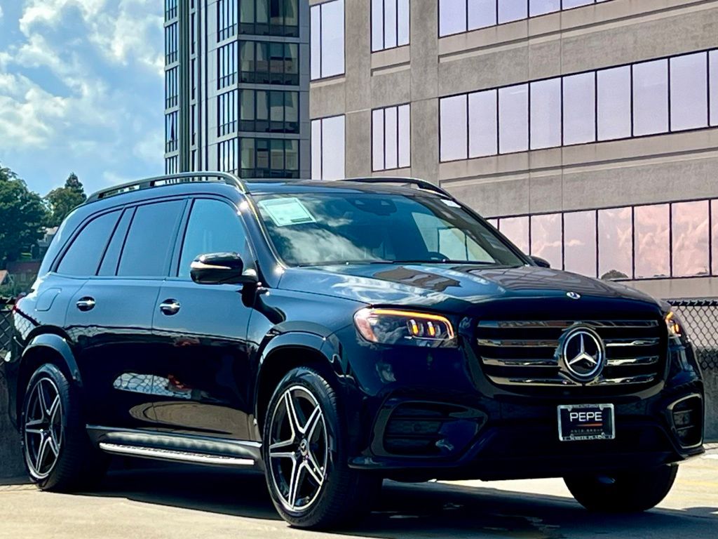 Obsidian Black Metallic 2024 Mercedes-Benz GLS SUV / Crossover All-Wheel Drive 9-Speed Automatic