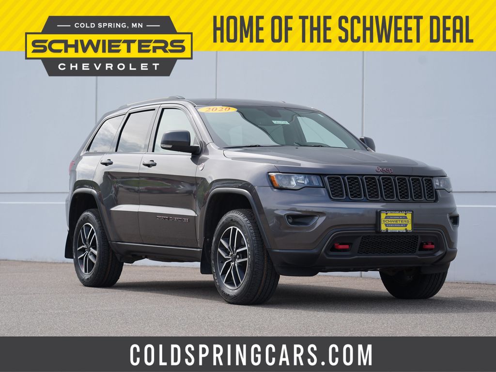 Gray (Granite Crystal Metallic Clearcoat) 2020 Jeep Grand Cherokee SUV / Crossover Four-Wheel Drive 8-Speed Automatic