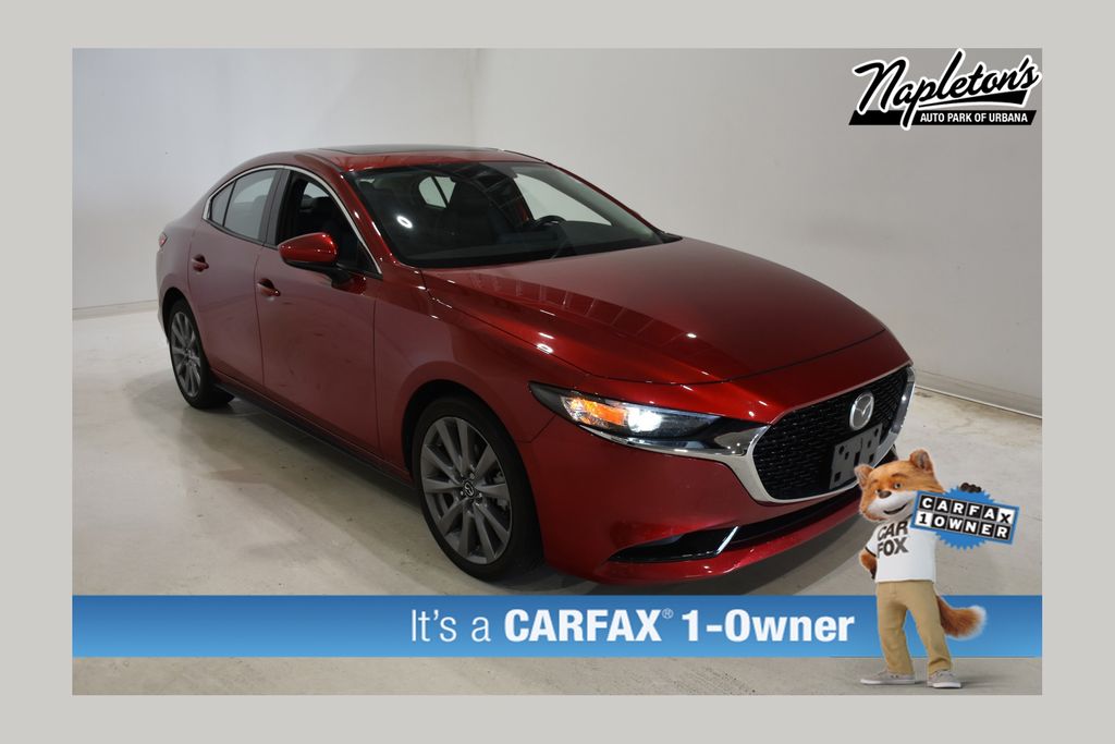 Soul Red Crystal Metallic 2024 Mazda MAZDA3 Sedan Front-Wheel Drive 6-Speed Automatic