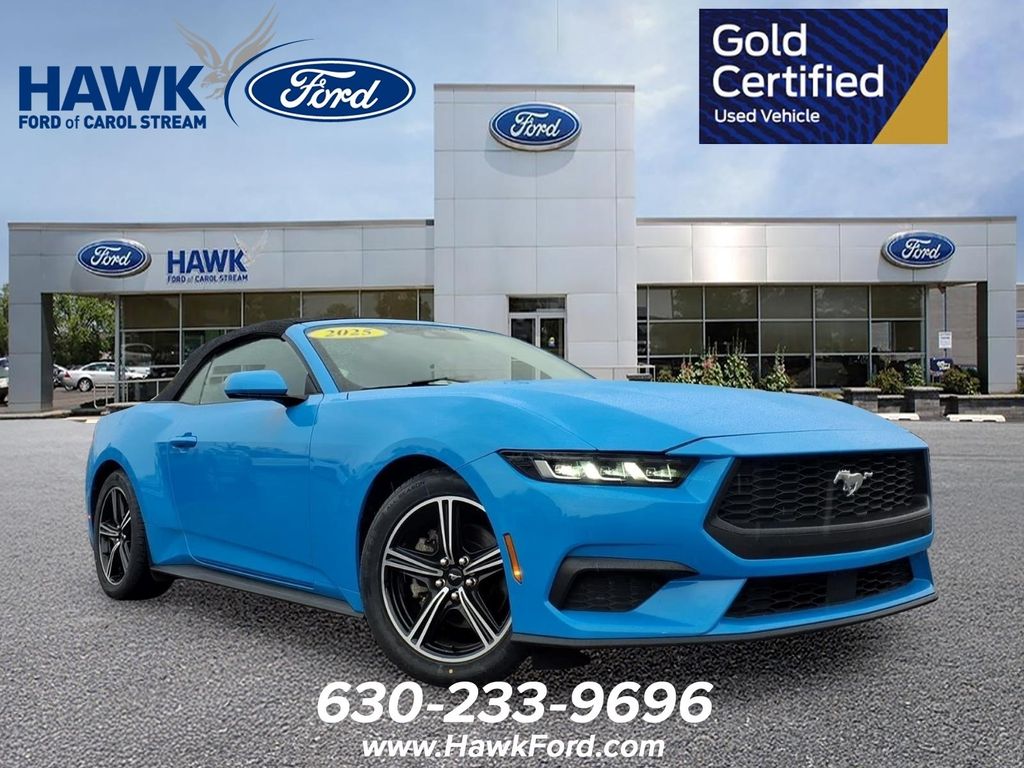 Grabber Blue Metallic 2025 Ford Mustang Convertible Rear-Wheel Drive Automatic