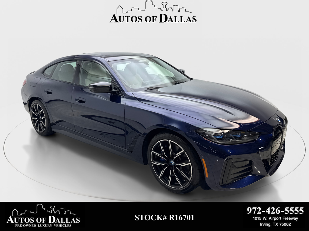 Tanzanite Blue II Metallic 2023 BMW i4 Sedan Rear-Wheel Drive Automatic