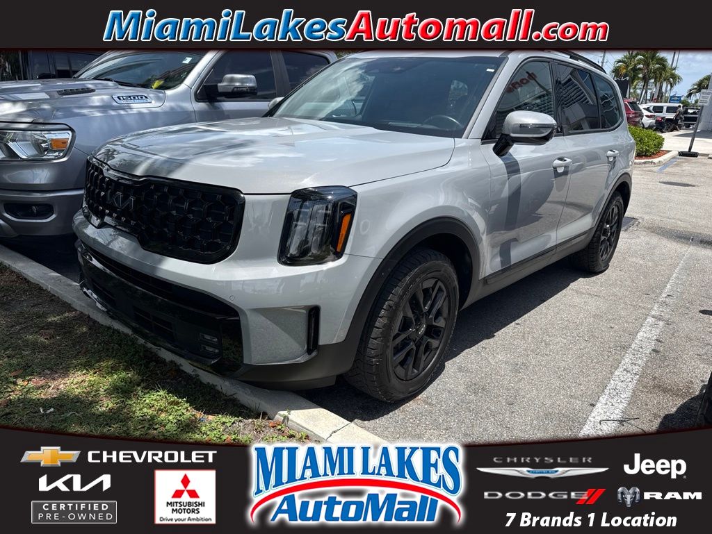 Wolf Gray 2024 Kia Telluride SX-Prestige X-Pro AWD SUV / Crossover All-Wheel Drive 8-Speed Automatic