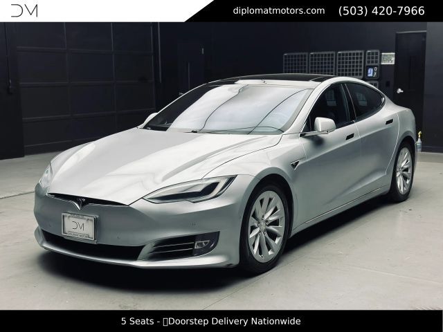 Silver 2016 Tesla Model S Sedan All-Wheel Drive 1-Speed Automatic