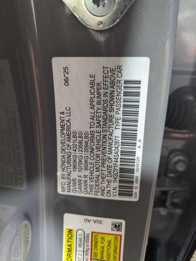 New 2025 Honda Accord For Sale in Fort Wayne, IN