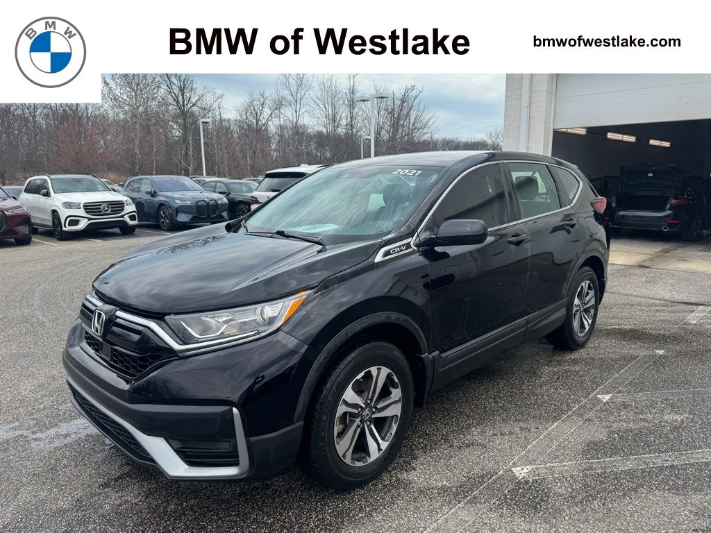 Crystal Black Pearl 2021 Honda CR-V LX AWD SUV / Crossover All-Wheel Drive Continuously Variable Transmission