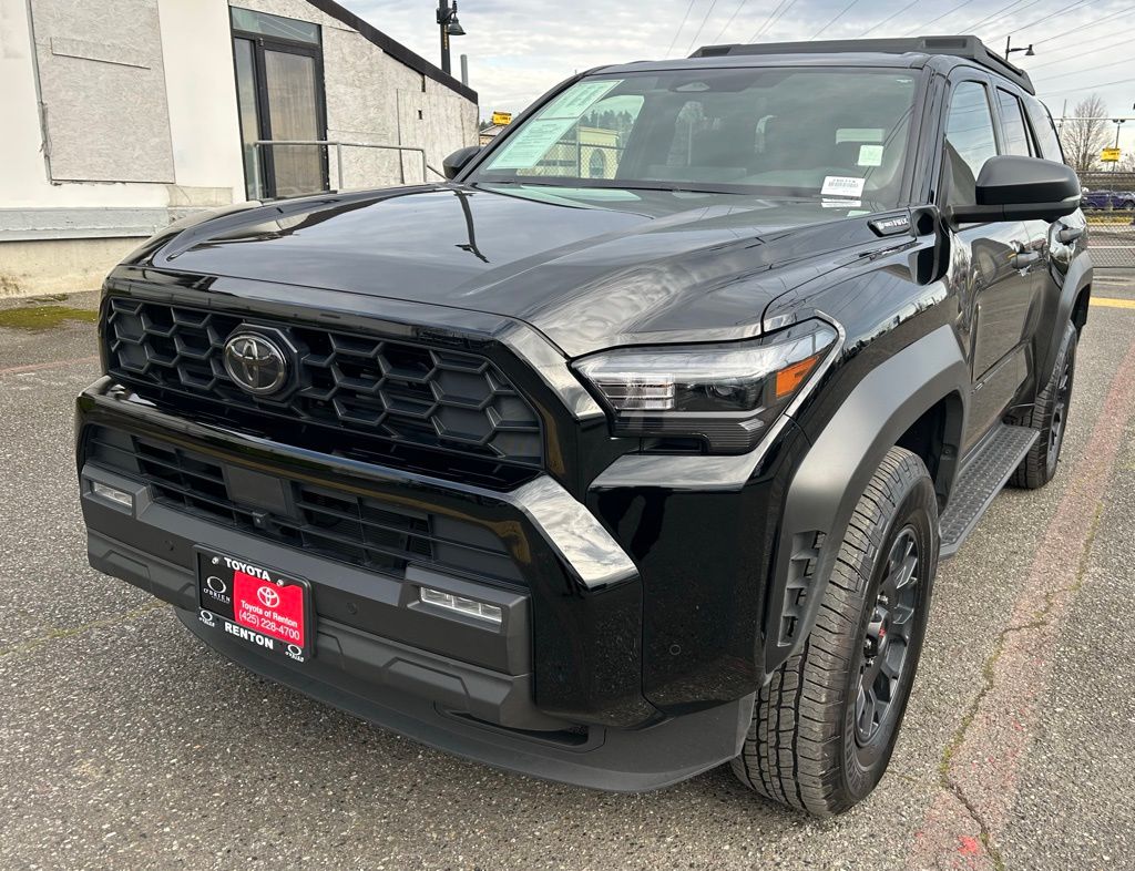 Black 2025 Toyota 4Runner TRD Off-Road Premium 4WD SUV / Crossover Four-Wheel Drive 8-Speed Automatic