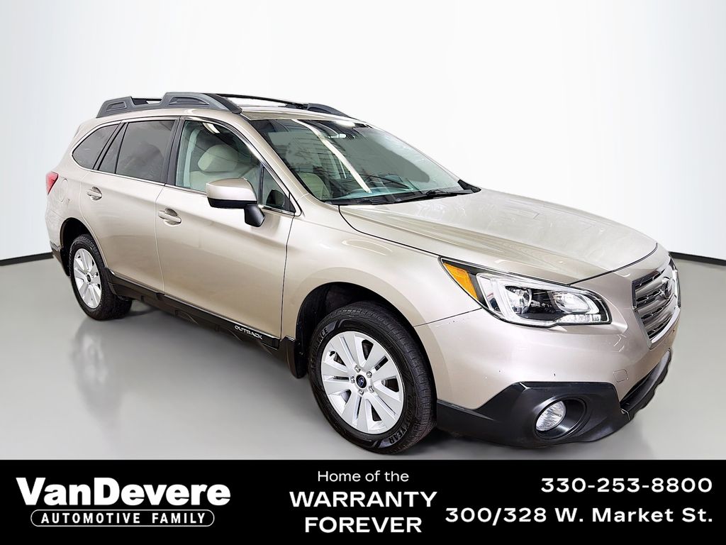 Gray (Tungsten Metallic) 2017 Subaru Outback 2.5i Premium AWD Wagon All-Wheel Drive Continuously Variable Transmission