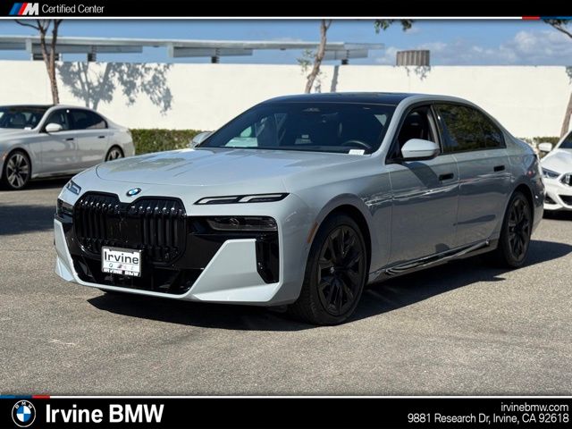 Brooklyn Gray Metallic 2023 BMW 7 Series 740i RWD Sedan Rear-Wheel Drive 8-Speed Automatic
