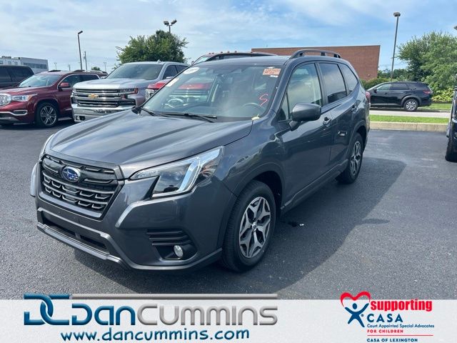Magnetite Gray Metallic 2023 Subaru Forester SUV / Crossover All-Wheel Drive Continuously Variable Transmission
