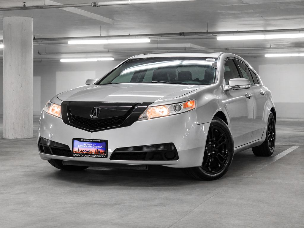 Crystal Black Pearl 2010 Acura TL Sedan Front-Wheel Drive 5-Speed Automatic