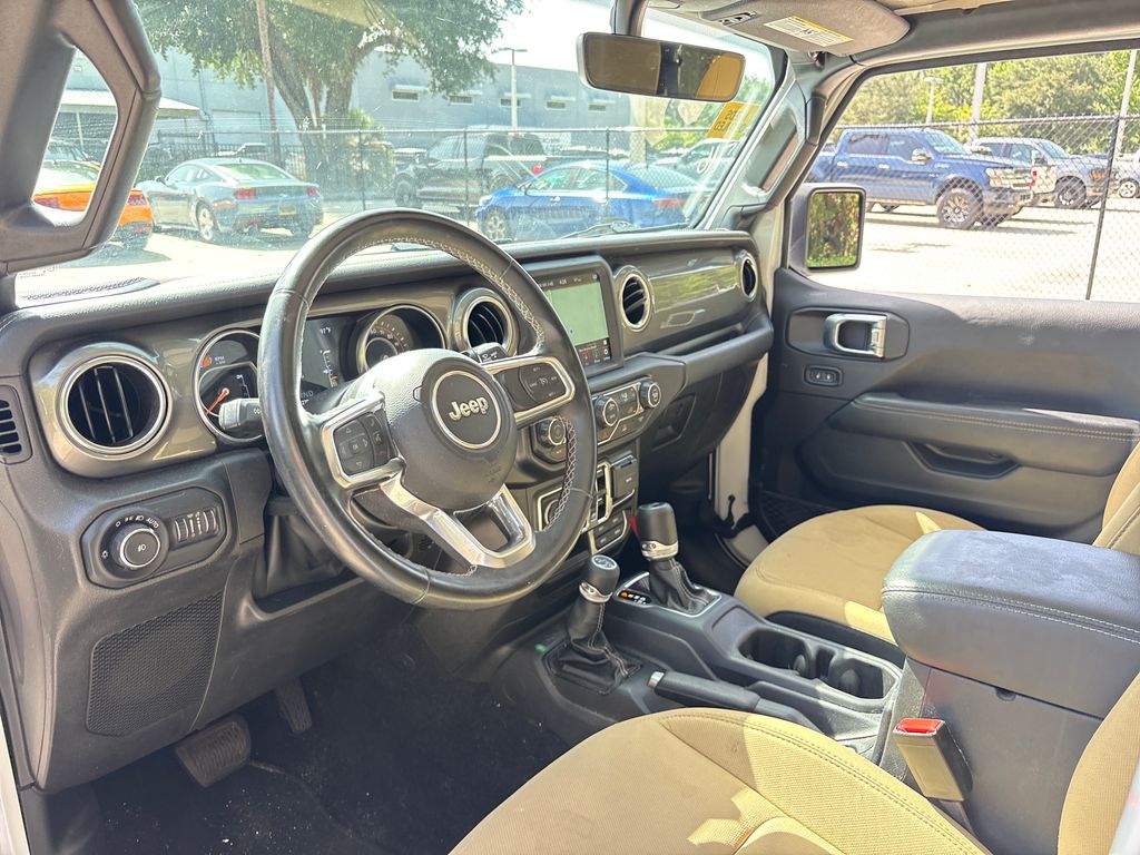 Certified Used 2021 White Jeep Unlimited Sahara image 6