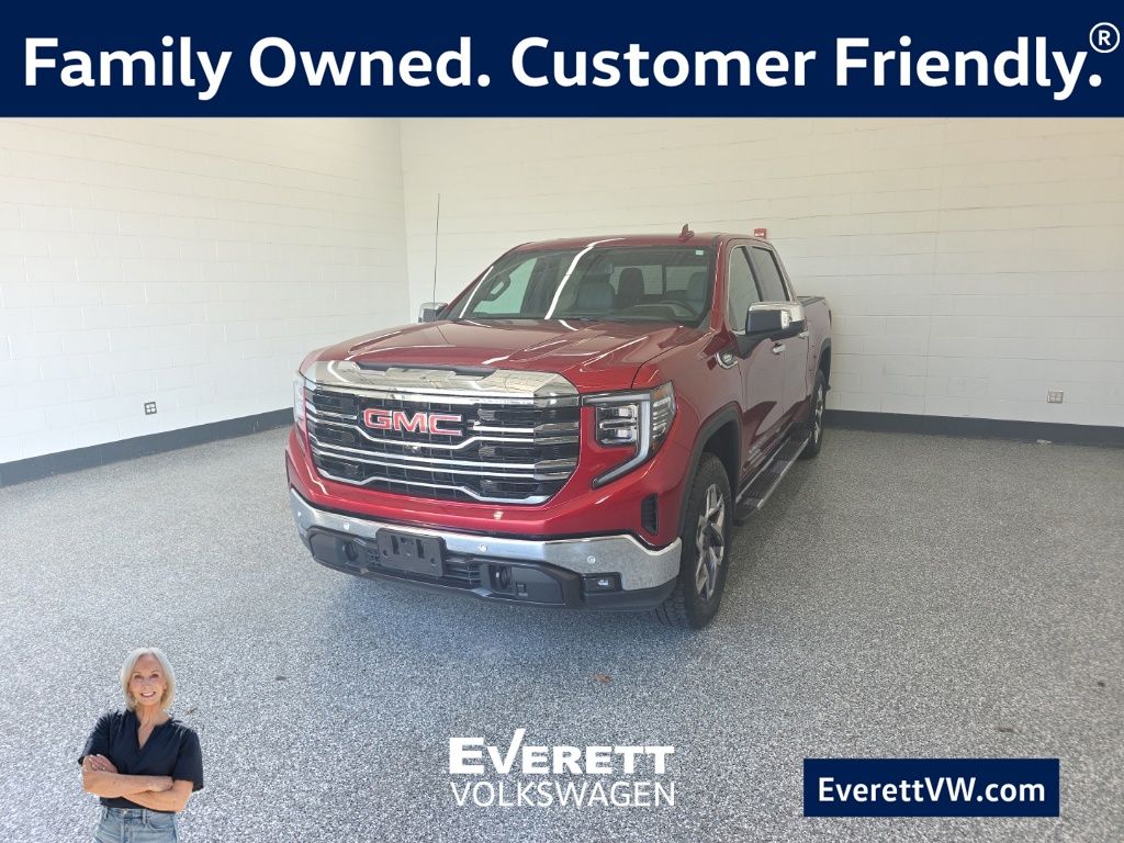 Volcanic Red 2025 GMC Sierra 1500 Pickup Truck Four-Wheel Drive Automatic