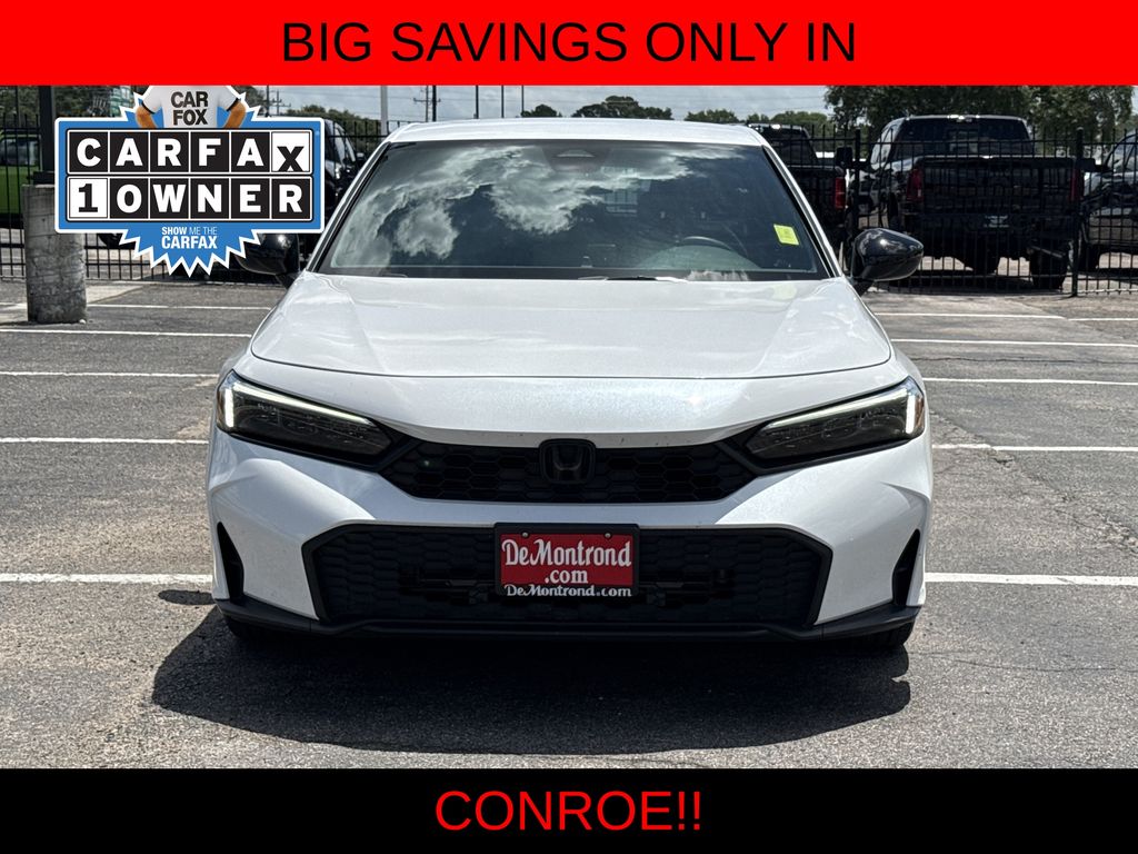 2025 Honda Civic Sport White at Community Toyota