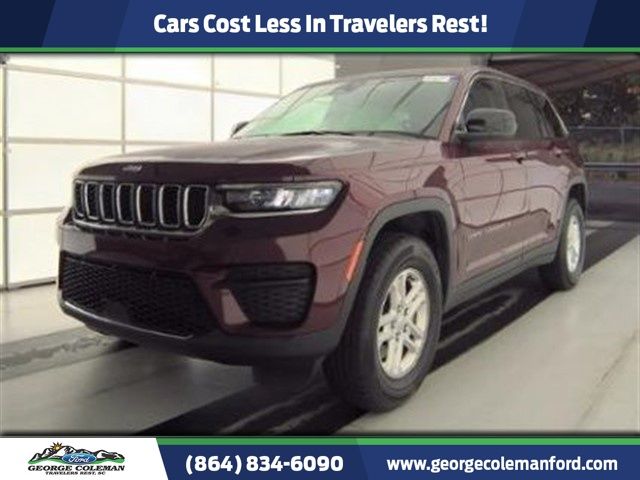 Velvet Red Pearlcoat 2023 Jeep Grand Cherokee Laredo RWD SUV / Crossover 4X2 8-Speed Automatic
