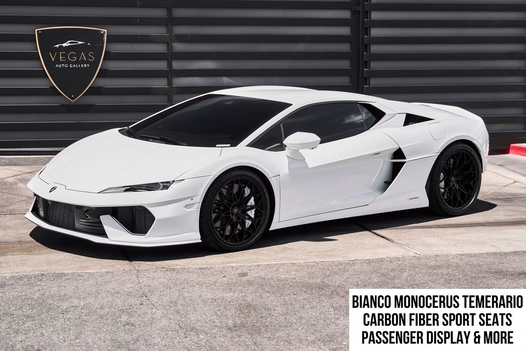 White 2026 Lamborghini Temerario AWD Coupe All-Wheel Drive 8-Speed Dual Clutch