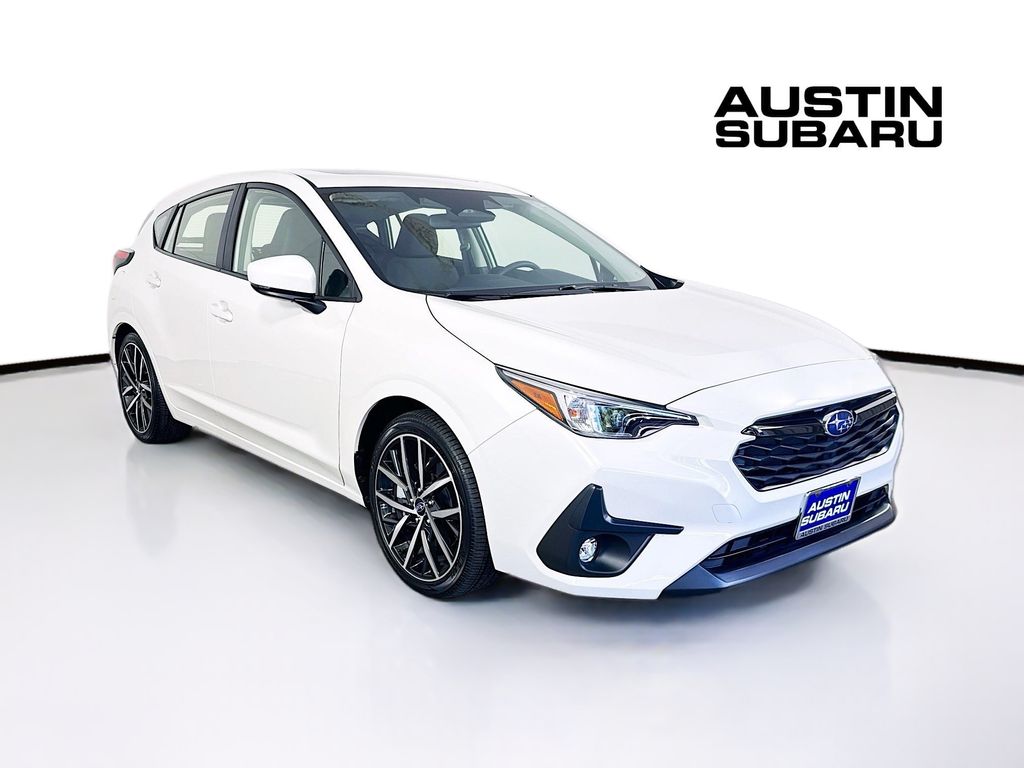 Crystal White Pearl 2025 Subaru Impreza Wagon All-Wheel Drive Continuously Variable Transmission