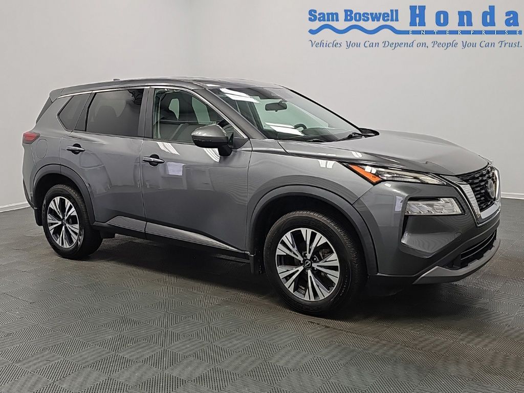 Gray (Gun Metallic) 2023 Nissan Rogue SUV / Crossover Front-Wheel Drive Continuously Variable Transmission