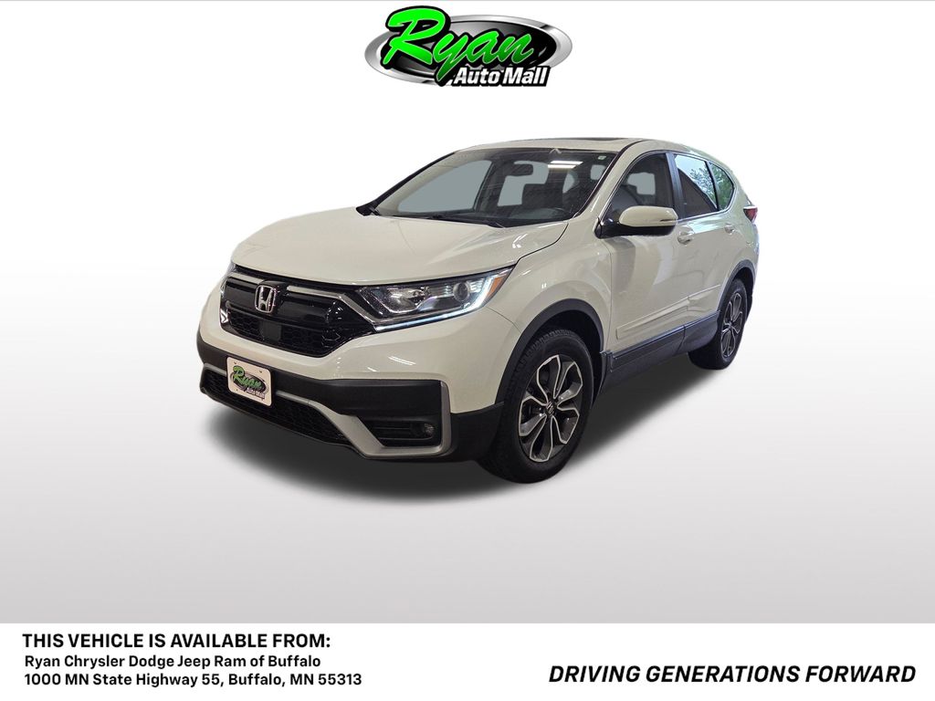 Platinum White Pearl 2022 Honda CR-V EX-L AWD SUV / Crossover All-Wheel Drive Continuously Variable Transmission