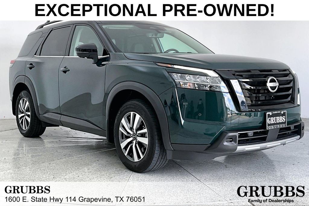 Black (Obsidian Green Pearl) 2024 Nissan Pathfinder SUV / Crossover All-Wheel Drive 9-Speed Automatic