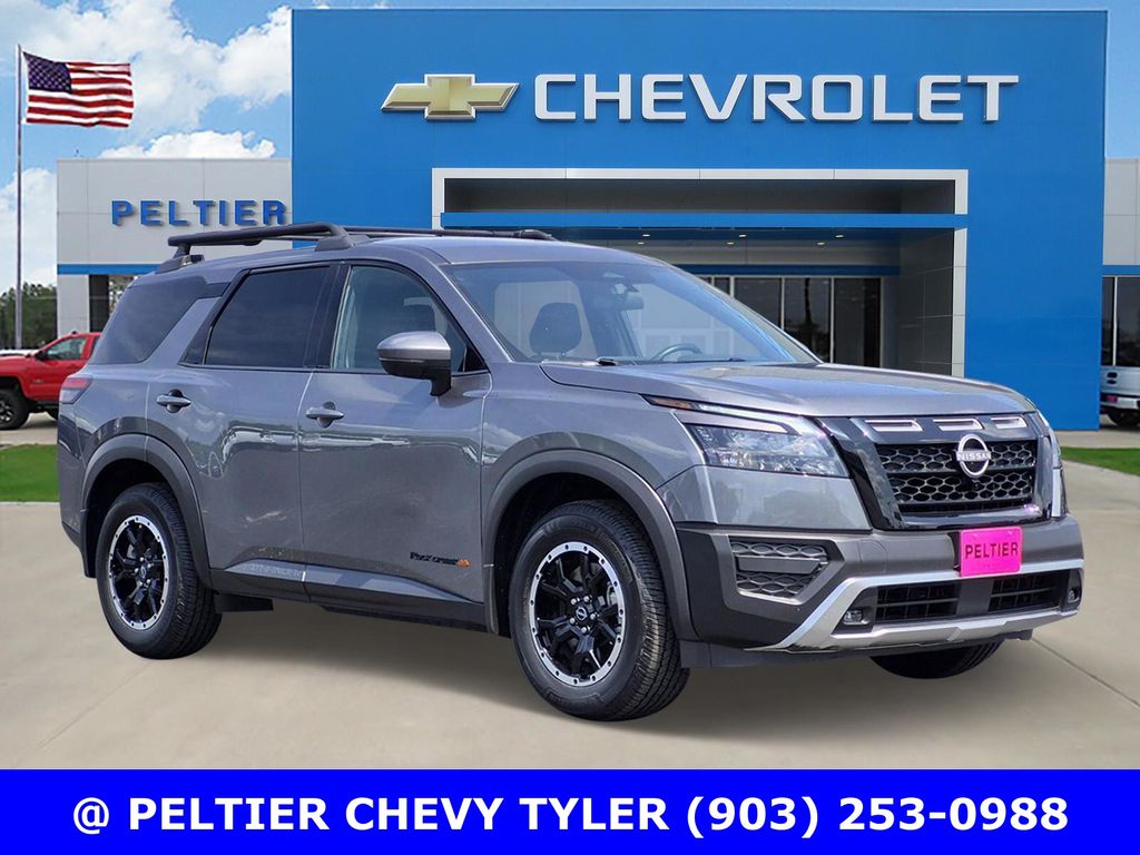 Gray (Gun Metallic) 2025 Nissan Pathfinder Rock Creek 4WD SUV / Crossover All-Wheel Drive 9-Speed Automatic