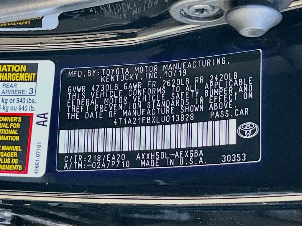 Used 2020 Black Toyota XLE Plus image 32