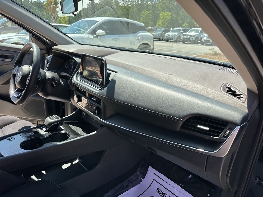 2023 Super Black Nissan Rogue S FWD SUV