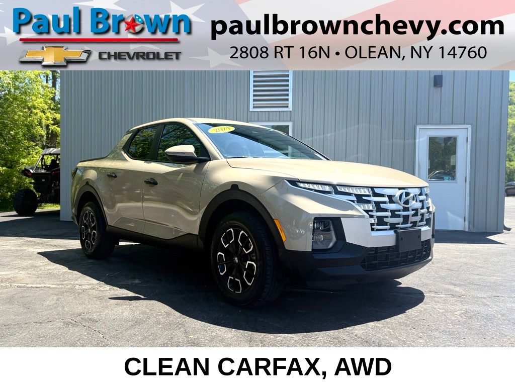 California Sand 2024 Hyundai Santa Cruz Pickup Truck All-Wheel Drive 8-Speed Automatic