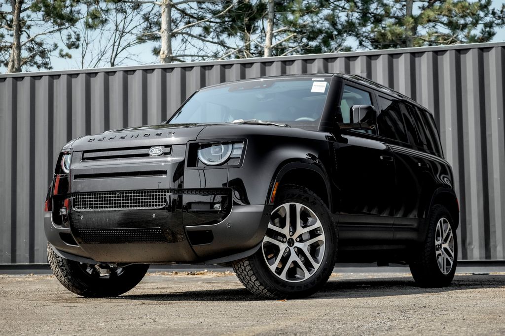 Santorini Black Metallic 2026 Land Rover Defender 110 P300 S AWD SUV / Crossover All-Wheel Drive 8-Speed Automatic