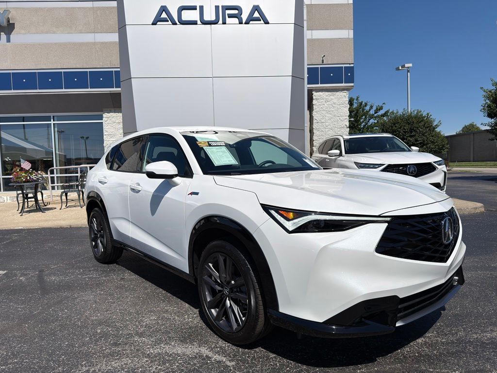 Platinum White Pearl 2025 Acura ADX SH-AWD with A-SPEC Package SUV / Crossover All-Wheel Drive Continuously Variable Transmission