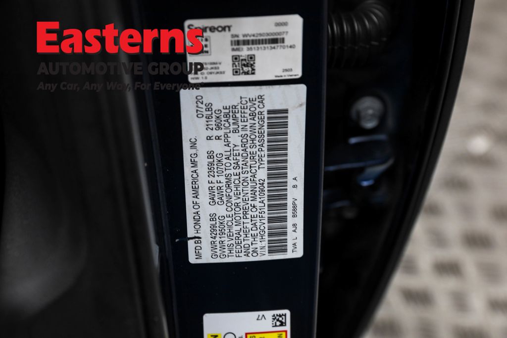 Used 2020 Blue Honda EX-L image 34