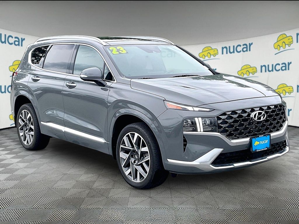 Gray 2023 Hyundai Santa Fe SUV / Crossover All-Wheel Drive Automatic
