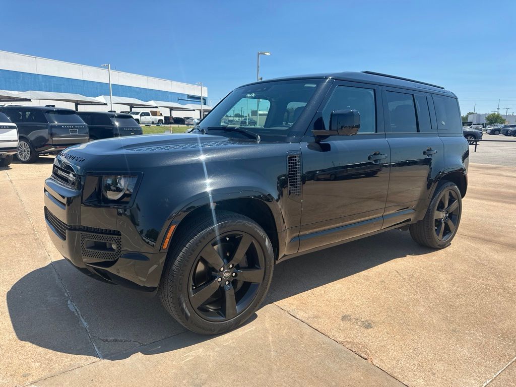 Santorini Black Metallic 2024 Land Rover Defender SUV / Crossover All-Wheel Drive 8-Speed Automatic