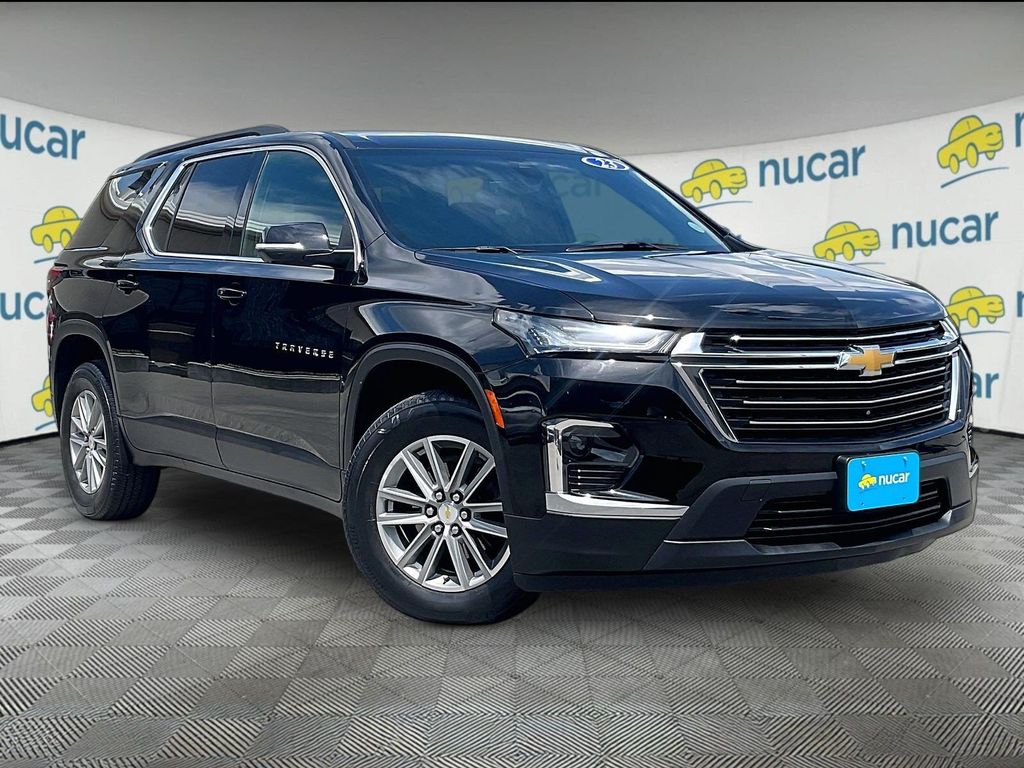 Mosaic Black Metallic 2023 Chevrolet Traverse SUV / Crossover Four-Wheel Drive 9-Speed Automatic