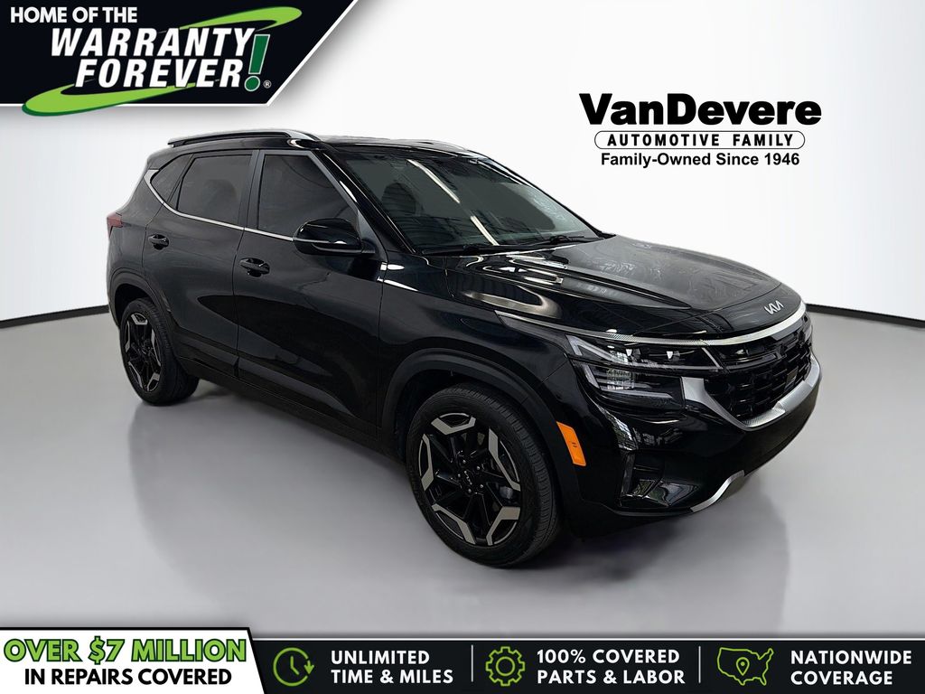 Fusion Black 2024 Kia Seltos SUV / Crossover All-Wheel Drive 8-Speed Automatic