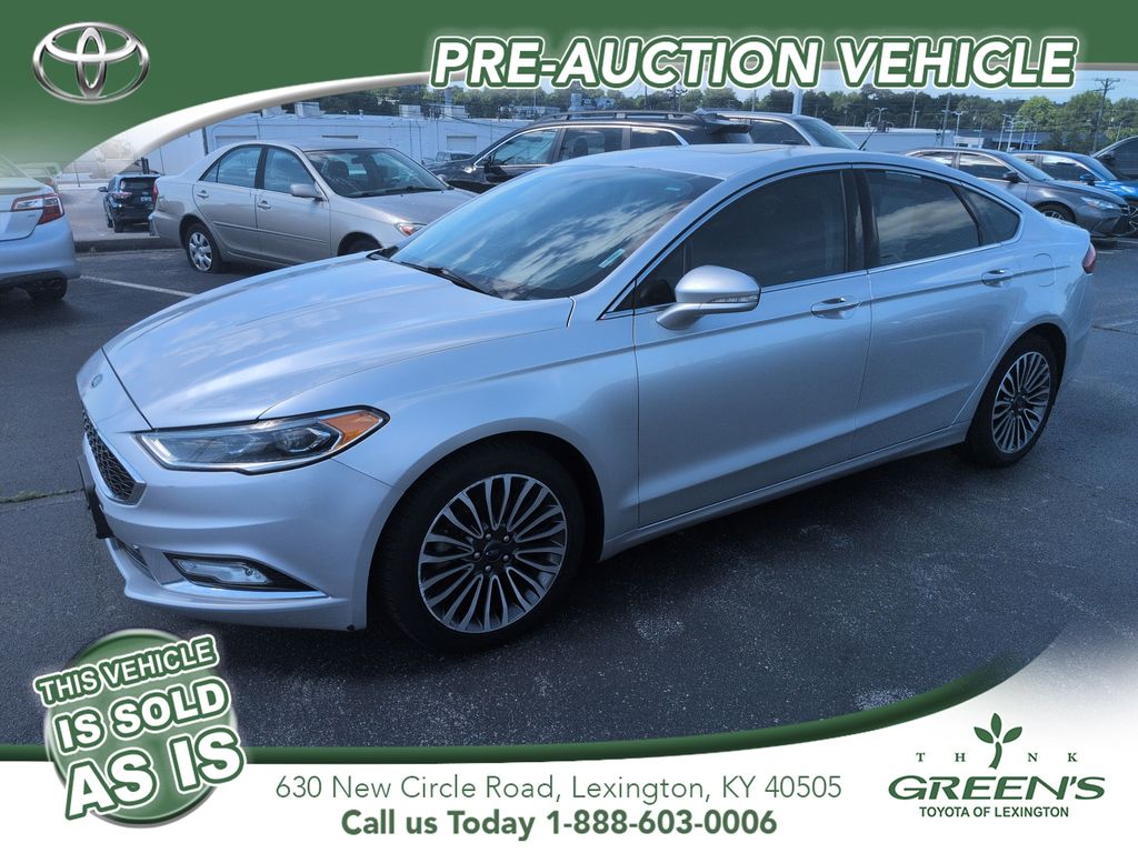 Ingot Silver 2017 Ford Fusion Sedan All-Wheel Drive 6-Speed Automatic
