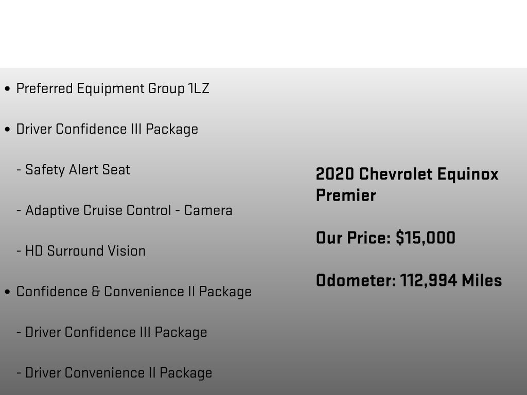 2020 Chevrolet Equinox Premier Blue at Audi Porsche Sewickley
