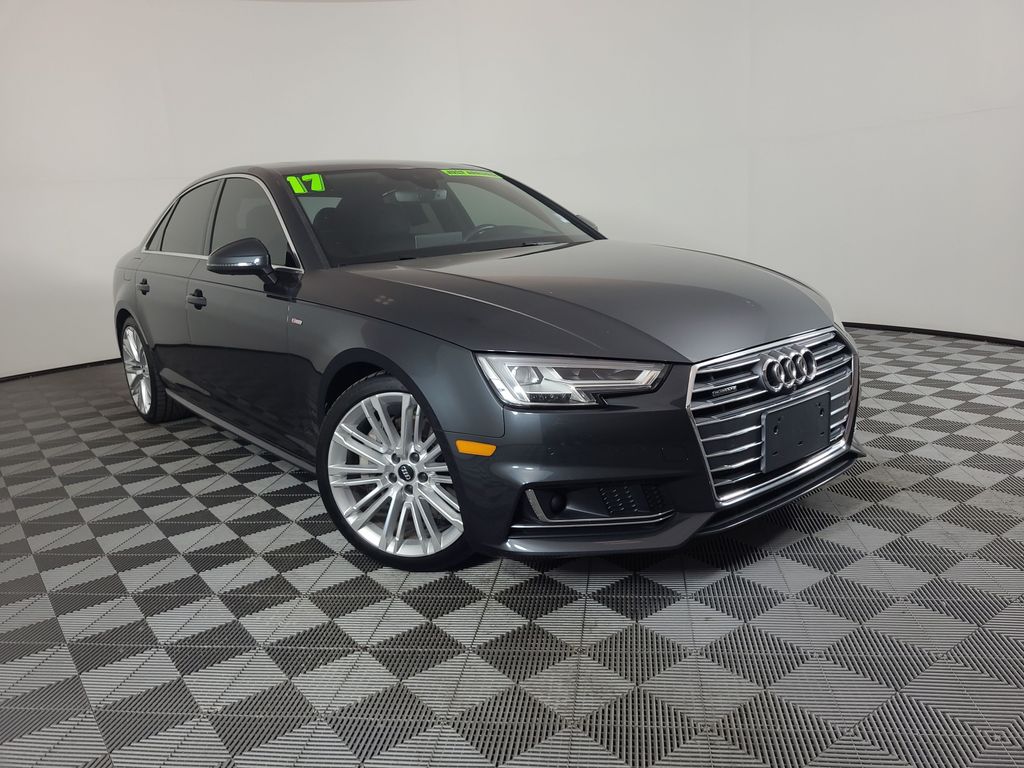 Manhattan Gray Metallic 2017 Audi A4 2.0T quattro Prestige AWD Sedan All-Wheel Drive 7-Speed Automatic